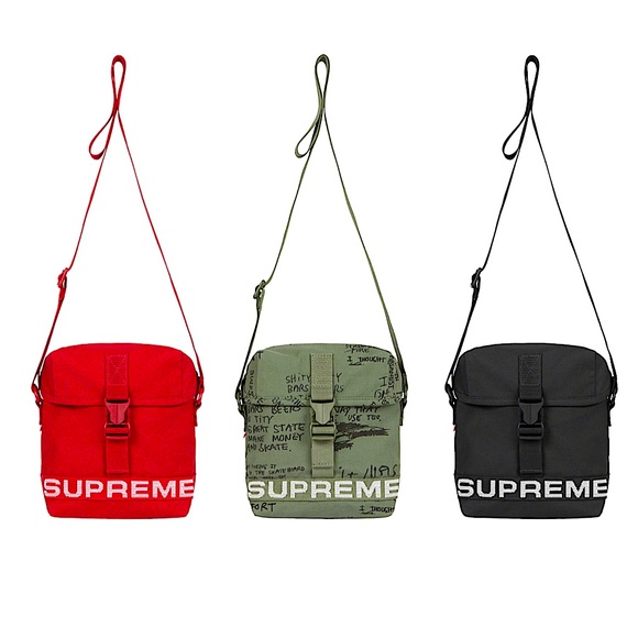 *NWT* Supreme Military Side Bag (Black) SS23 - Picture 9 of 12